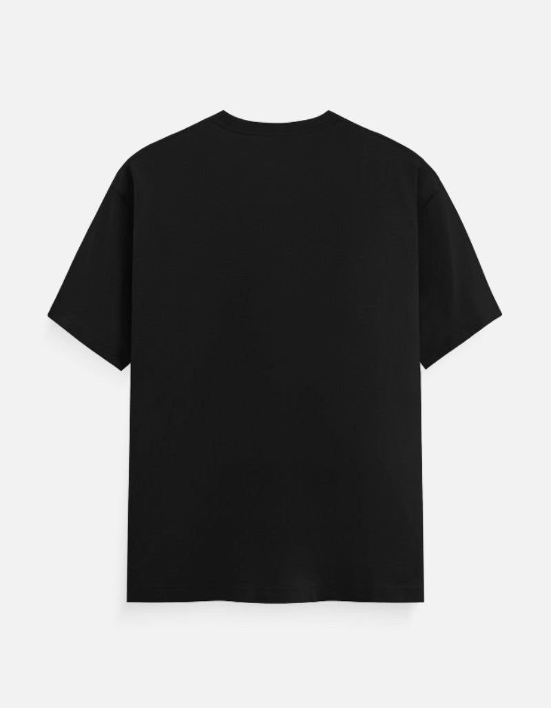 Soul's True Home is Krishna Oversized Cotton T-shirt for Men – 180 GSM Heavyweight Spiritual Graphic Tee - SanatanSoul