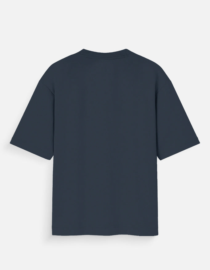 Krishna Oversized Cotton T-shirt for Men – 180 GSM Heavyweight Spiritual Graphic Tee - SanatanSoul