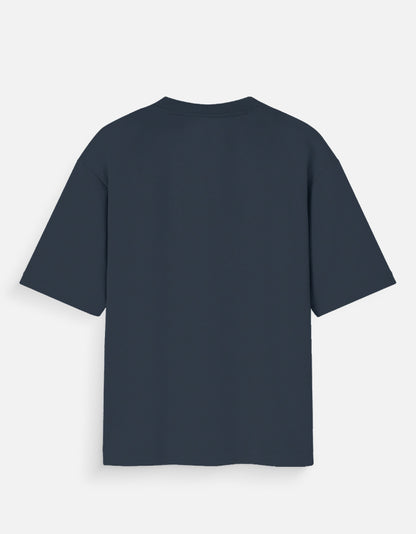 Krishna Oversized Cotton T-shirt for Men – 180 GSM Heavyweight Spiritual Graphic Tee - SanatanSoul