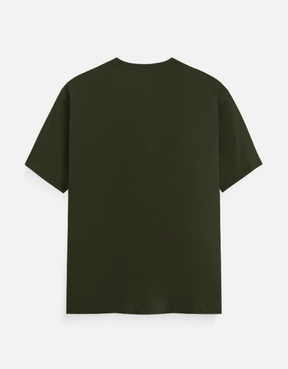 Soul's True Home is Krishna Oversized Cotton T-shirt for Men – 180 GSM Heavyweight Spiritual Graphic Tee - SanatanSoul