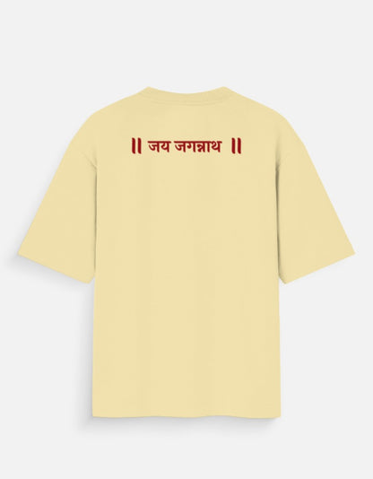 Jai Jagannath Oversized T-Shirt for men & women- Spiritual Sanatani Tee - SanatanSoul