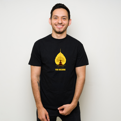 "What You Think, You Become" – Gautam Buddha T-Shirt - SanatanSoul