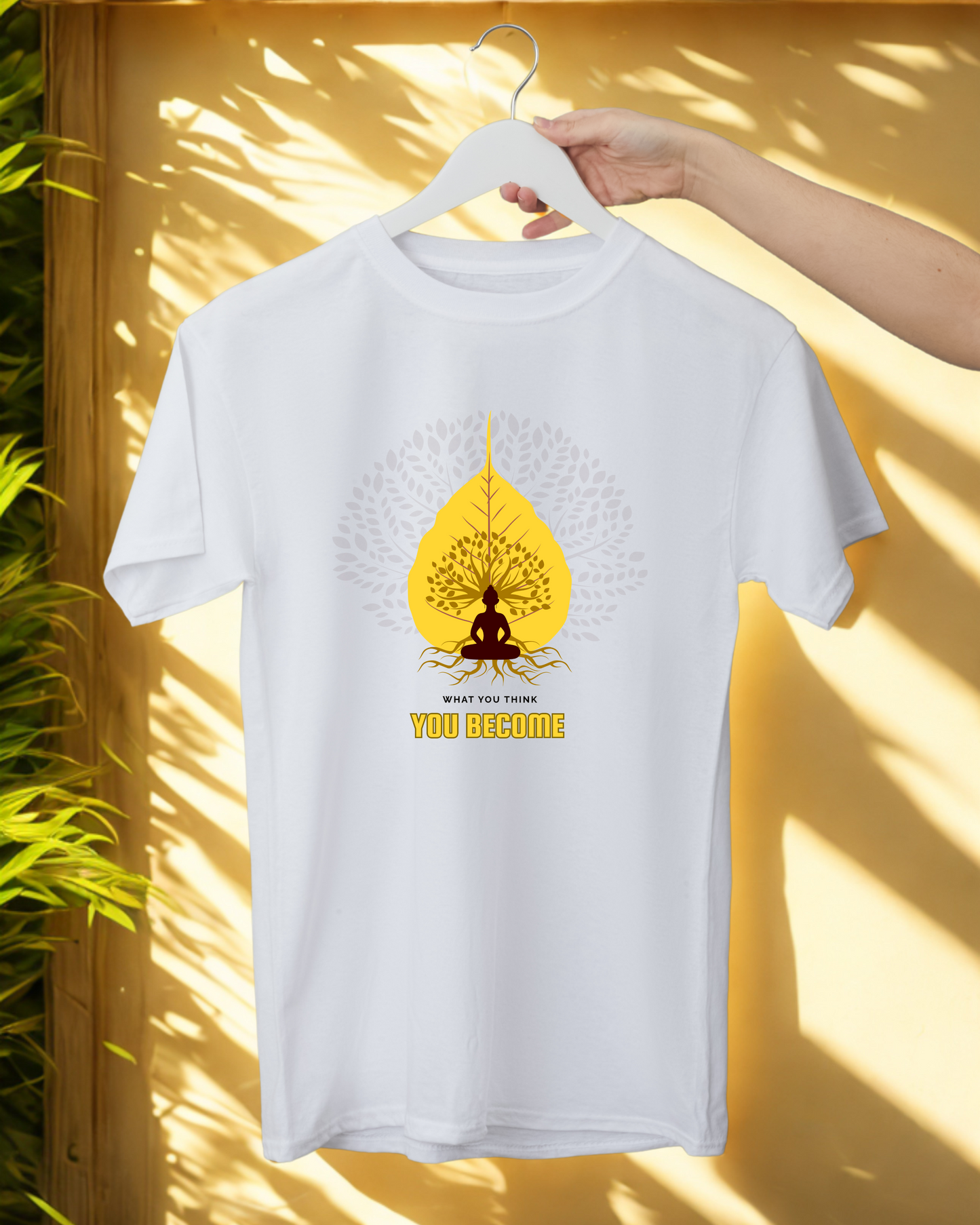 "What You Think, You Become" – Gautam Buddha T-Shirt - SanatanSoul
