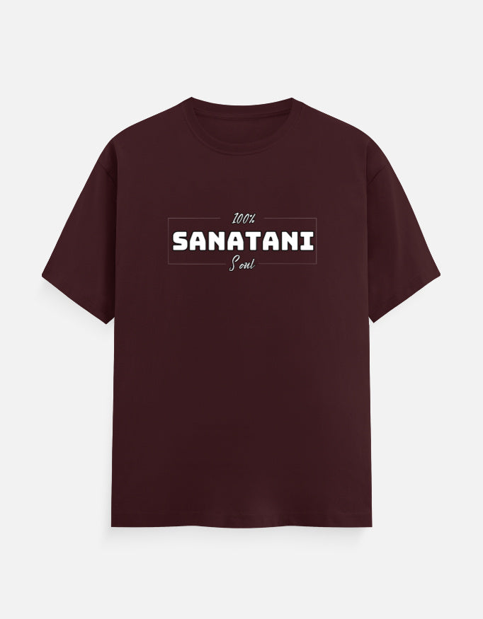 100% Sanatani classic Cotton T-shirt – Sanatan Dharma Hindu Spiritual Graphic Tee - SanatanSoul