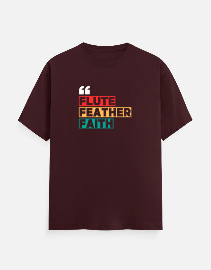 Krishna cotton T-shirt, spiritual sanatan graphic unisex tee - SanatanSoul