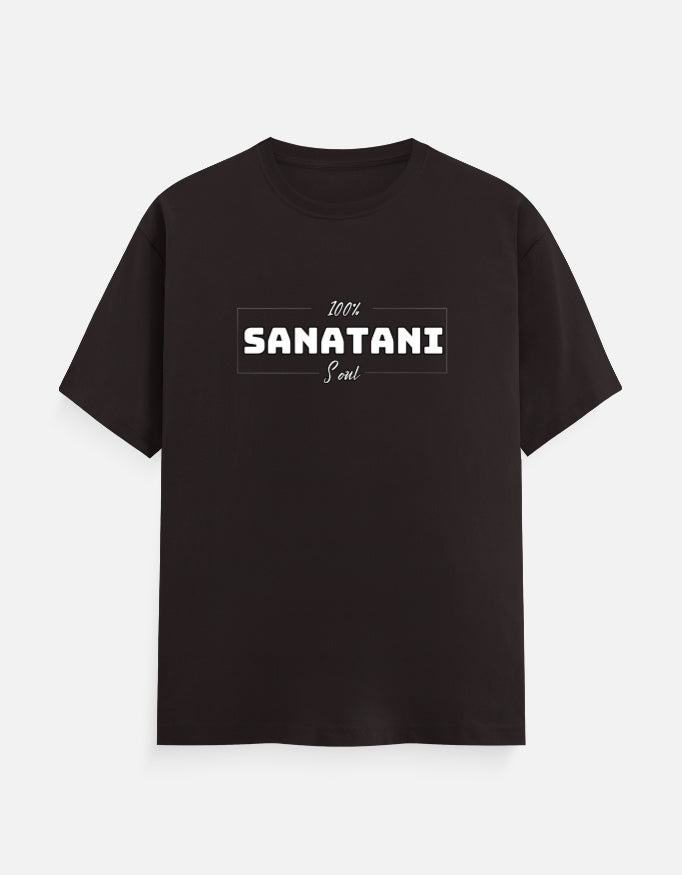 100% Sanatani classic Cotton T-shirt – Sanatan Dharma Hindu Spiritual Graphic Tee - SanatanSoul