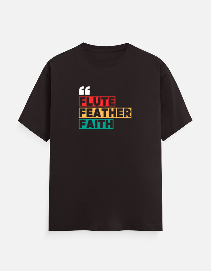 Krishna cotton T-shirt, spiritual sanatan graphic unisex tee - SanatanSoul
