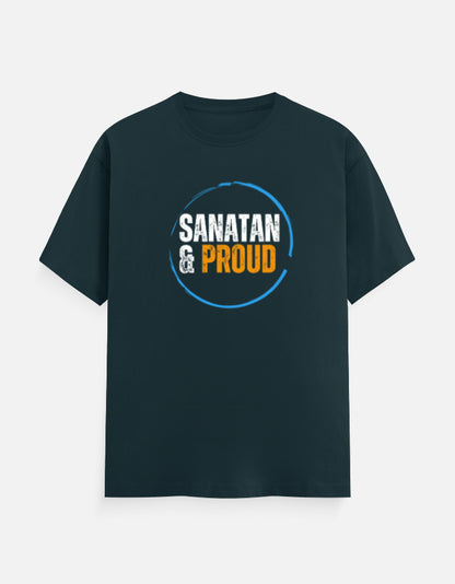 Sanatan & Proud unisex cotton T-shirt - Hindu spiritual graphic tee for men and women - SanatanSoul