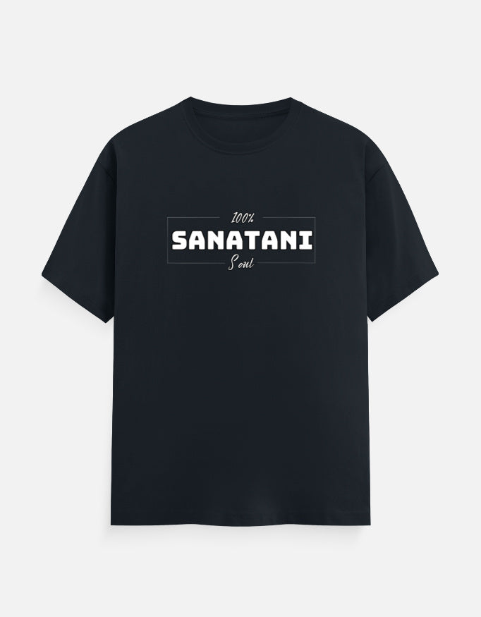 100% Sanatani classic Cotton T-shirt – Sanatan Dharma Hindu Spiritual Graphic Tee - SanatanSoul