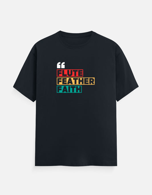 Krishna cotton T-shirt, spiritual sanatan graphic unisex tee - SanatanSoul