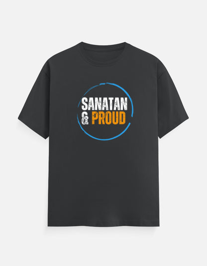 Sanatan & Proud unisex cotton T-shirt - Hindu spiritual graphic tee for men and women - SanatanSoul