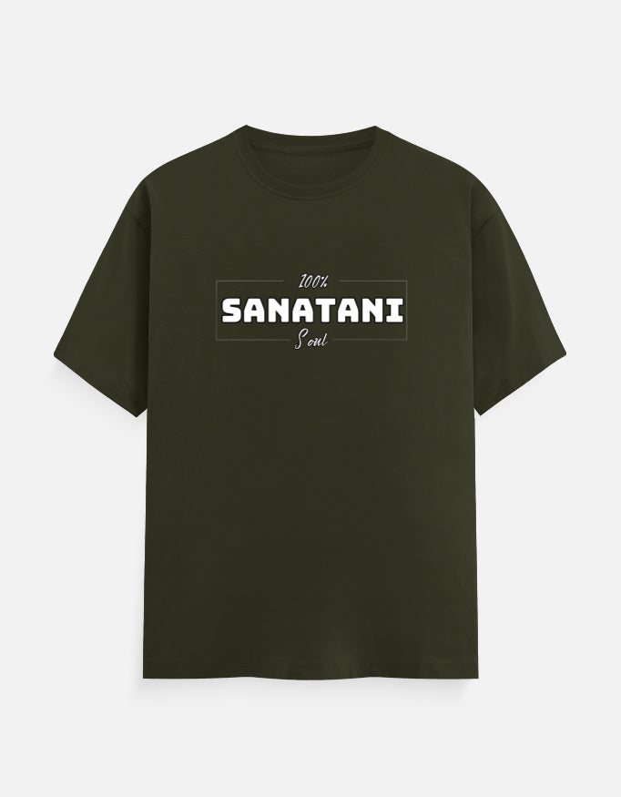 100% Sanatani classic Cotton T-shirt – Sanatan Dharma Hindu Spiritual Graphic Tee - SanatanSoul