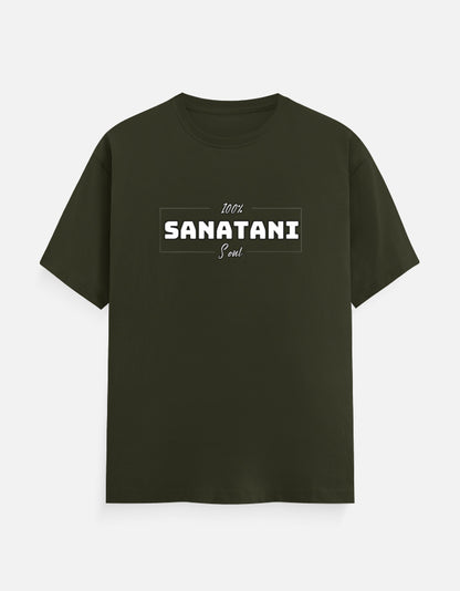 100% Sanatani classic Cotton T-shirt – Sanatan Dharma Hindu Spiritual Graphic Tee - SanatanSoul