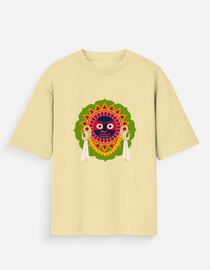 Jai Jagannath Oversized T-Shirt for men & women- Spiritual Sanatani Tee - SanatanSoul