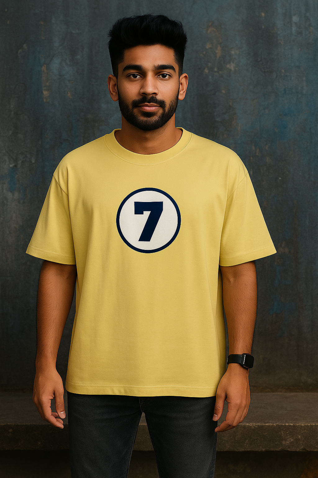 “7 | MSD – The Finisher” Oversized Unisex Standard T-Shirt - SanatanSoul