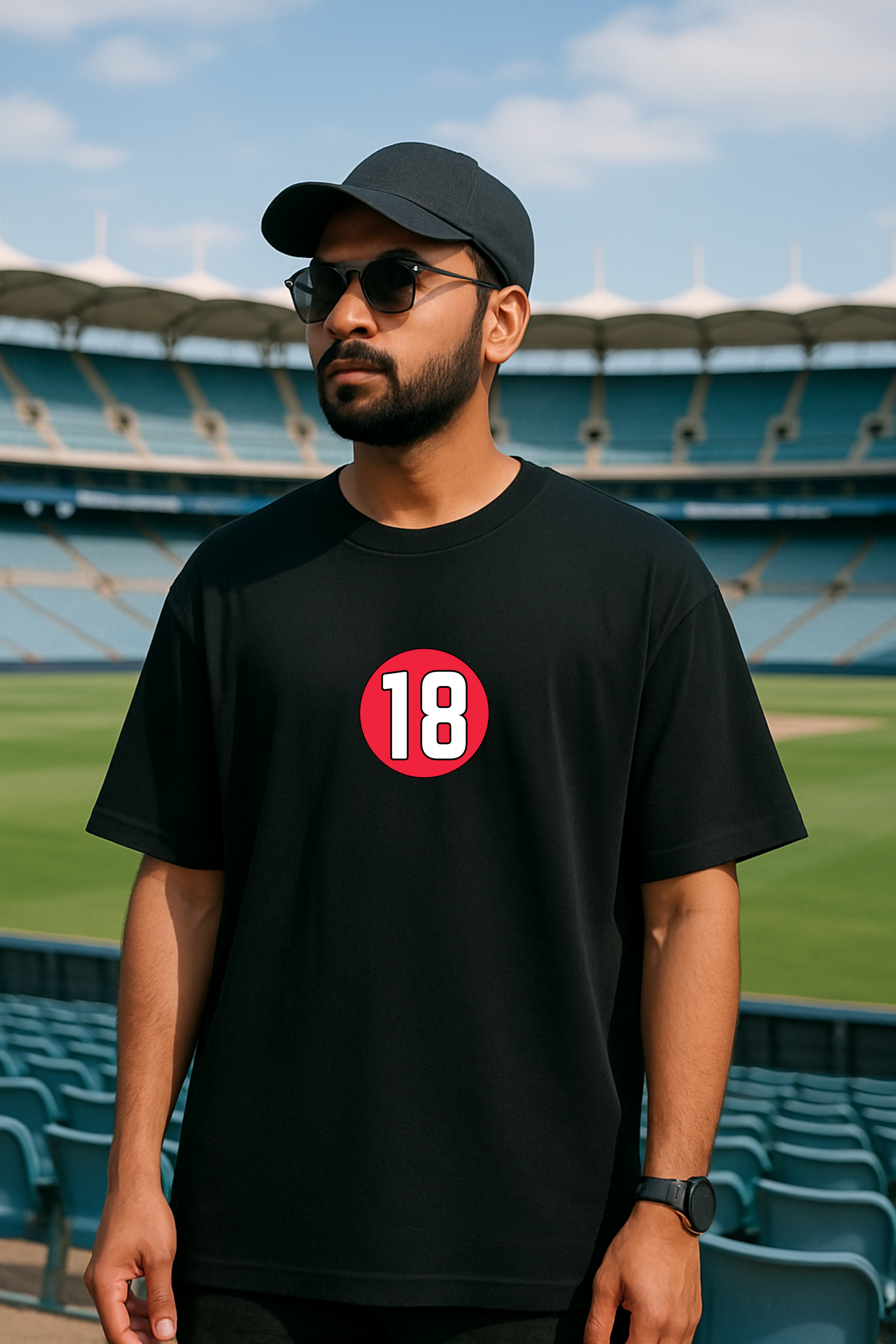King Kohli- Unisex Oversized T-Shirt - SanatanSoul