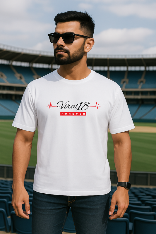 Virat 18 Forever- Unisex Oversized T-Shirt - SanatanSoul