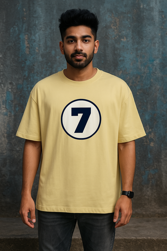 “Number 7 – The Legend Lives On” Oversized T-Shirt - SanatanSoul