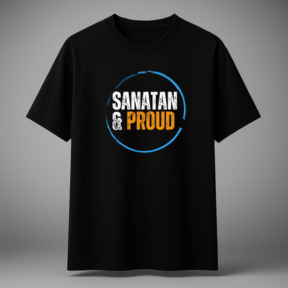 "Sanatan and Proud" – Graphic Unisex Oversized T-Shirt - SanatanSoul