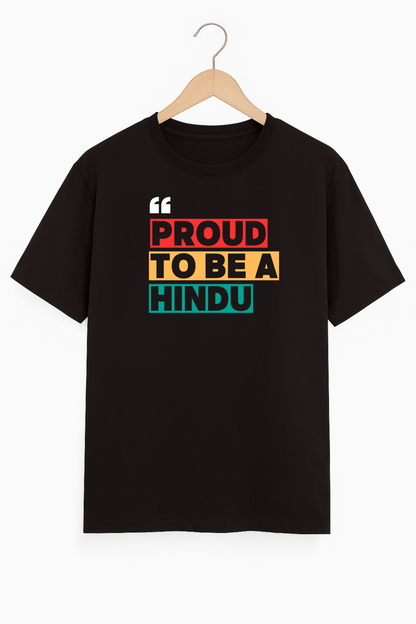 Proud to Be Hindu T-Shirt — Sanatani Spiritual Oversized Premium Tee for Men & Women - SanatanSoul